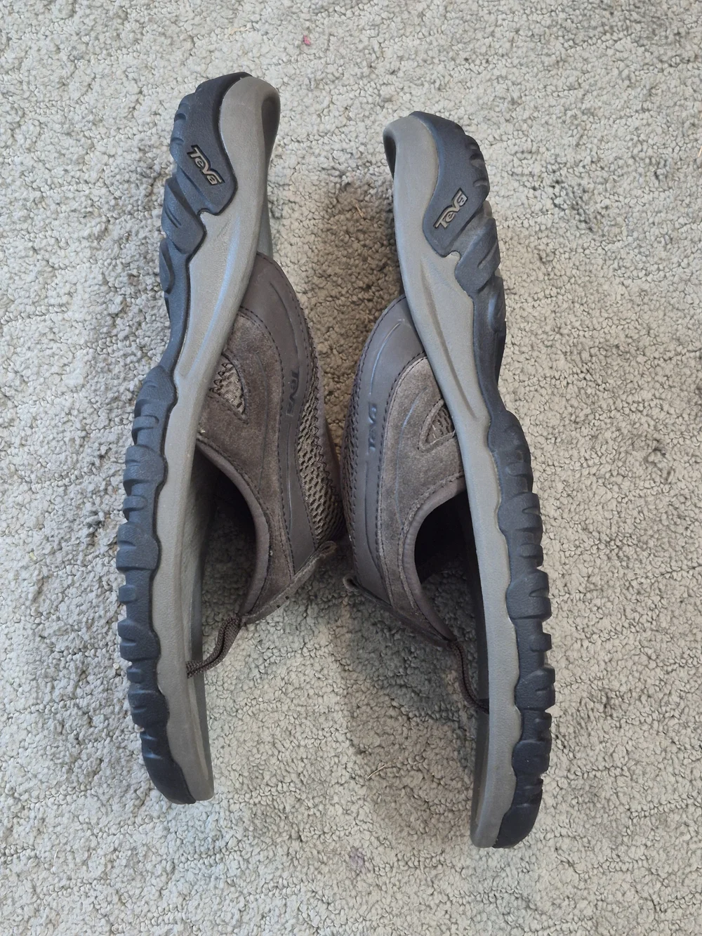 Teva Men's Leather Brown Flip Flop 10